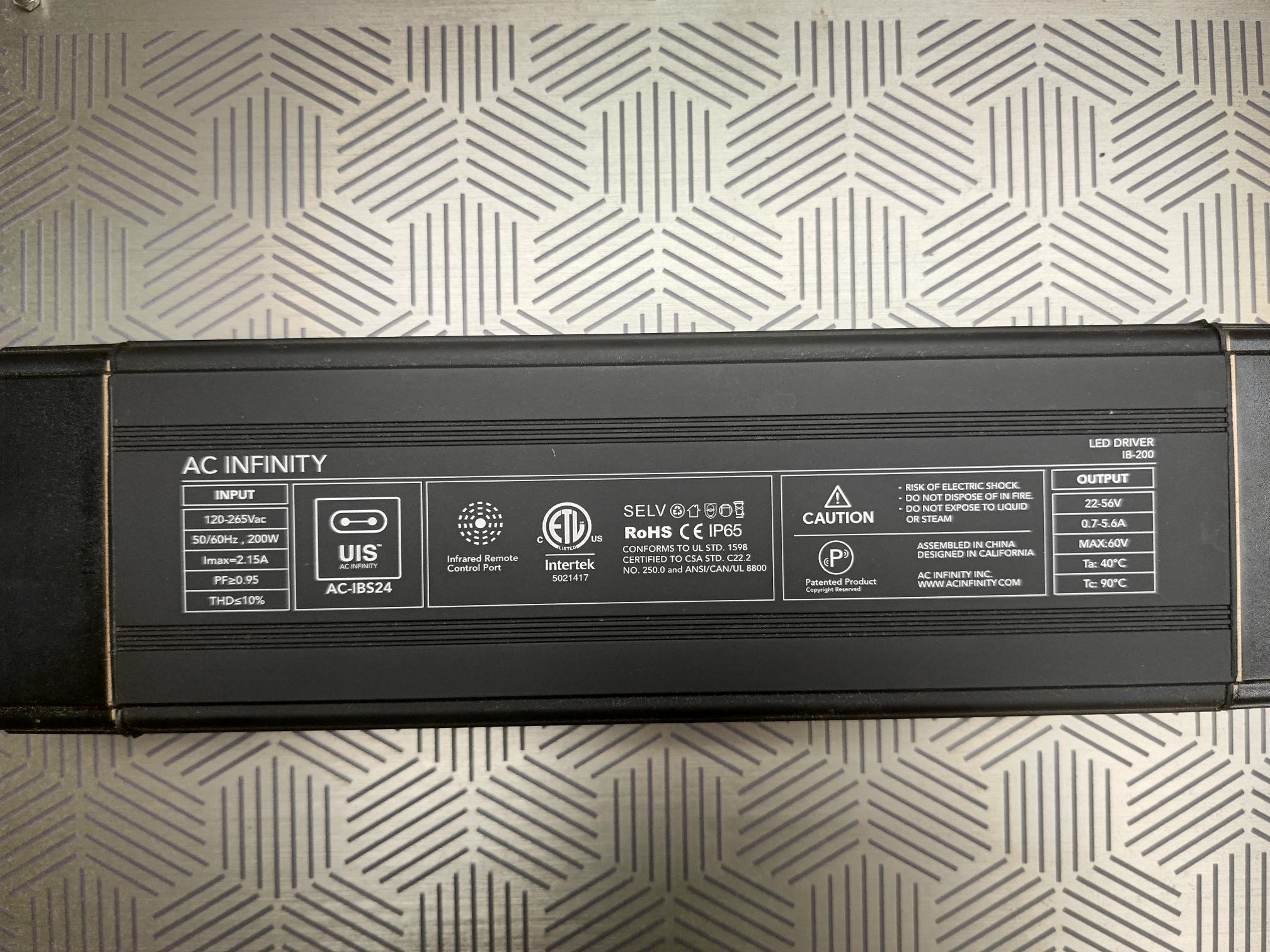 Ac Infinity Motor Box AC Infinity LED Driver - Overgrow.com